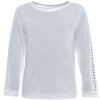 Mädchen Langarm Shirt mit Applikation Weiß 116