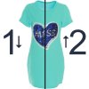 Mädchen Long-Shirt Tunika Grün 104