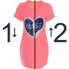 Mädchen Long-Shirt Tunika Pink 158