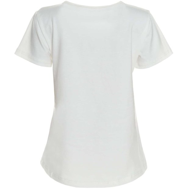 Mädchen Wende Pailletten T Shirt Weiß 116