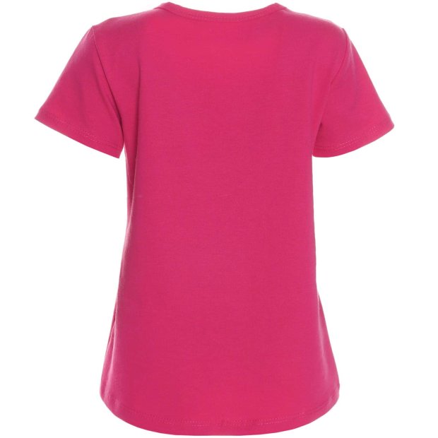 Mädchen Wende Pailletten T Shirt Pink 164