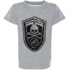 Jungen T-Shirt Kurzarm mit Wende Pailletten Grau 140