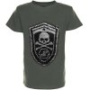 Jungen T-Shirt Kurzarm mit Wende Pailletten Grün 104