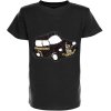 Jungen Wende Pailletten T-Shirt mit tollem Automotiv Schwarz 146