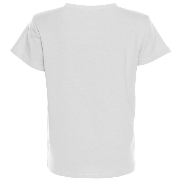 Jungen Wende Pailletten T-Shirt mit tollem Automotiv Weiß 158