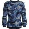 Jungen Pullover mit Camouflage Muster für kühle Tage Blau 104