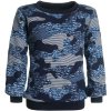 Jungen Pullover mit Camouflage Muster für kühle Tage Blau 104