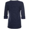Mädchen Langarm Shirt Pullover mit Bären Motiv aus Glitzersteinen Blau 104