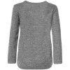 Mädchen Langarm Shirt Pullover mit Motiv als Mütze Grau 104