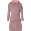 Mädchen Pullover-Kleid mit Kapuze Rosa 116