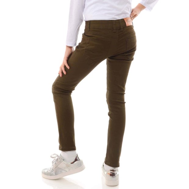 Mädchen Jeans Hose mit verstellbaren Bund