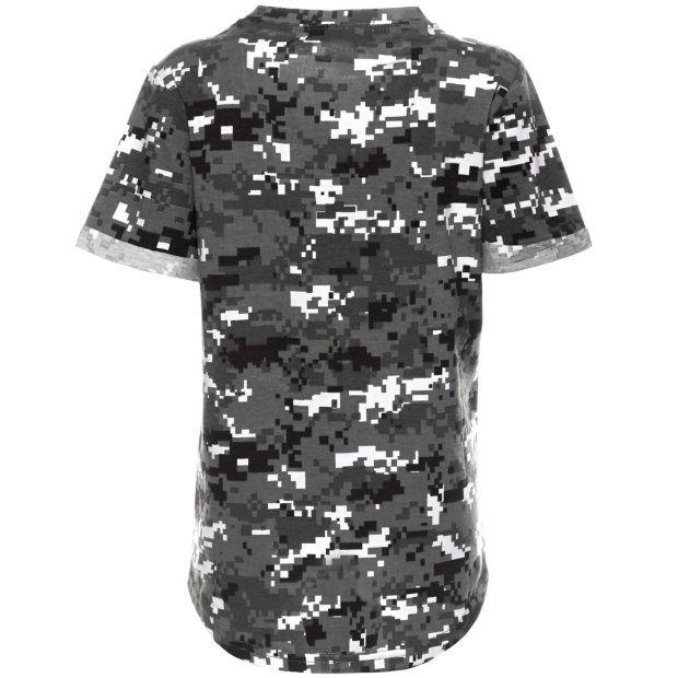 Jungen Camouflage T-Shirt mit tollen Muster Druck Grau 116
