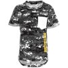 Jungen Camouflage T-Shirt mit tollen Muster Druck Grau 128