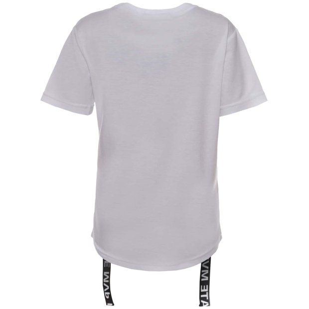Jungen T-Shirt Kurzarm mit Riss Optik Weiß 104