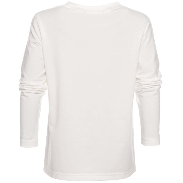 Jungen Langarm Shirt mit Motiv Druck Weiß 152