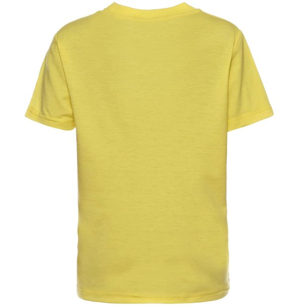 Jungen T-Shirt Kurzarm mit Motiv Druck Gelb 116