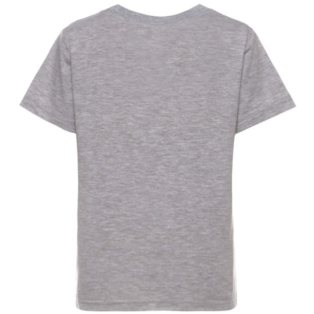 Jungen T-Shirt Kurzarm mit Motiv Druck Grau 128