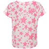 Mädchen T-Shirt Kurzarm mit Muster Druck Rosa 104