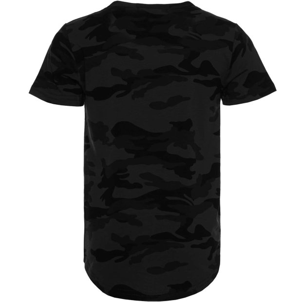 Jungen T-Shirt Kurzarm in Camouflage Optik Schwarz 104