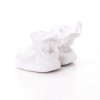 Baby Taufschuhe Taufsocken 10cm / EU17 Weiß mit Rose