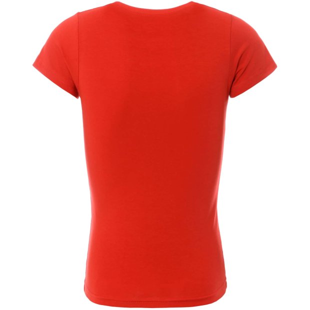 Jungen T-Shirt Kurzarm mit modernen Motivdruck Rot 104