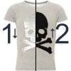 Jungen Wende Pailletten T-Shirt mit tollem Motiv Grau 104
