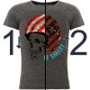 Jungen T-Shirt mit coolem Wende Pailletten Anthrazit 104