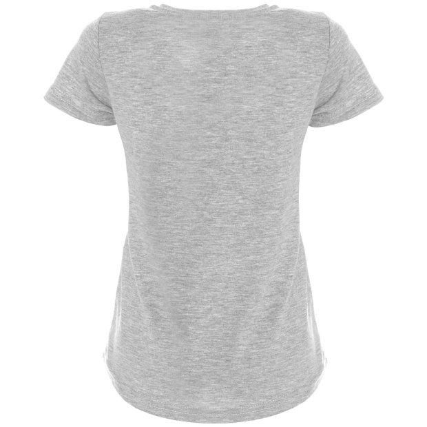 Mädchen Wende Pailletten T-Shirt mit Rose als Motiv Grau 104