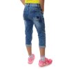 Mädchen destroyed Capri Jeans Hose mit verstellbaren Bund 104