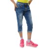 Mädchen destroyed Capri Jeans Hose mit verstellbaren Bund 116