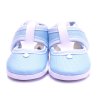 Baby Krabbel Schuhe mit Klettverschluss Hellblau 9cm / EU16