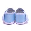 Baby Krabbel Schuhe mit Klettverschluss Hellblau 10cm / EU17