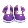 Baby Krabbel Schuhe mit Klettverschluss Lila 9cm / EU16