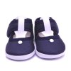 Baby Krabbel Schuhe mit Klettverschluss Dunkelblau 9cm / EU16