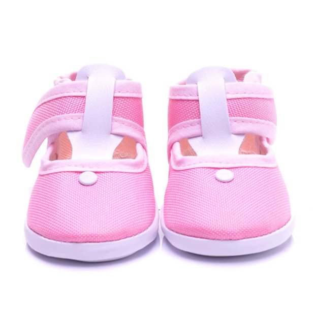 Baby Krabbel Schuhe mit Klettverschluss Rosa 12cm / EU19.5