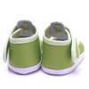 Baby Krabbel Schuhe mit Klettverschluss Grün 9cm / EU16