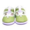 Baby Krabbel Schuhe mit Klettverschluss Grün 12cm / EU19.5