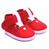 Baby Krabbel Schuhe mit Klettverschluss Rot 9cm / EU16