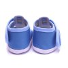 Baby Krabbel Schuhe mit Klettverschluss Blau 9cm / EU16