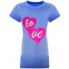 Mädchen Wende Pailletten Longshirt mit Herz-Motiv Blau 116