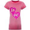 Mädchen Wende Pailletten Longshirt mit Herz-Motiv Rosa 152