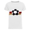 Jungen Wende Pailletten Deutschland Shirt Fussball EM 2024 Weiß 104