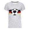 Jungen Wende Pailletten Deutschland Shirt Fussball EM 2024 Grau 104