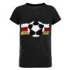 Jungen Wende Pailletten Deutschland Shirt Fussball EM 2024 Anthrazit 104