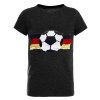 Jungen Wende Pailletten Deutschland Shirt Fussball EM 2024 Anthrazit 104