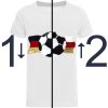 Jungen Wende Pailletten Deutschland Shirt Fussball EM 2024 Weiß 116