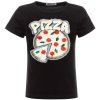 Mädchen Wende Pailletten T-Shirt mit einem PIZZA Motiv