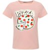 Mädchen Wende Pailletten T-Shirt mit einem PIZZA Motiv Rosa 116