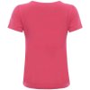 Mädchen Sommer Shirt mit Glitzersteinchen im Smile-Schriftzug Pink 128