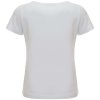 Mädchen Sommer T-Shirt mit Glitzersteinchen und Kunst-Perlen Weiß 146